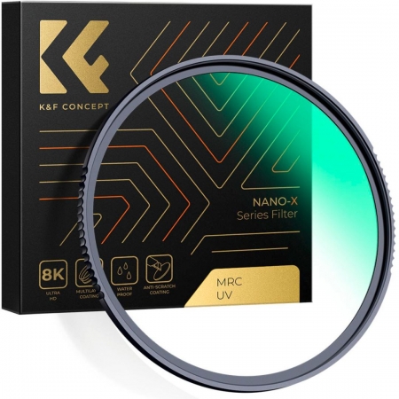 K&F Concept 52mm MCUV Filter Multi-Layer Coatings HD/Hydrophobic/Scratch Resistant/Ultra-Slim Nano-X Series KF01.984
